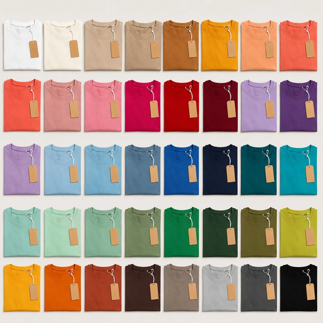 T-shirt sostenibili colori neutri
